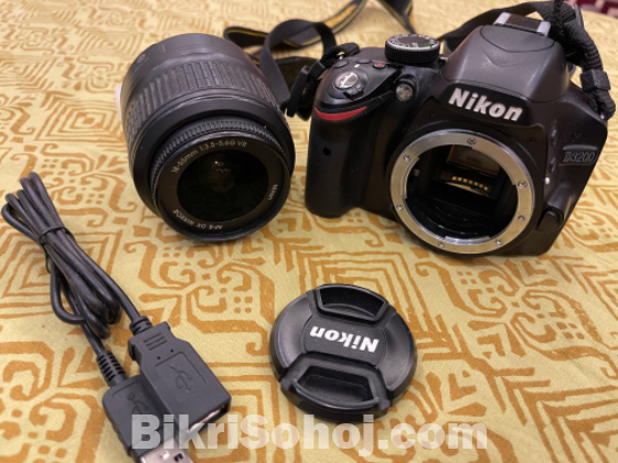 Nikon D3200 DSLR 24.2 MP With 18-55mm Lens